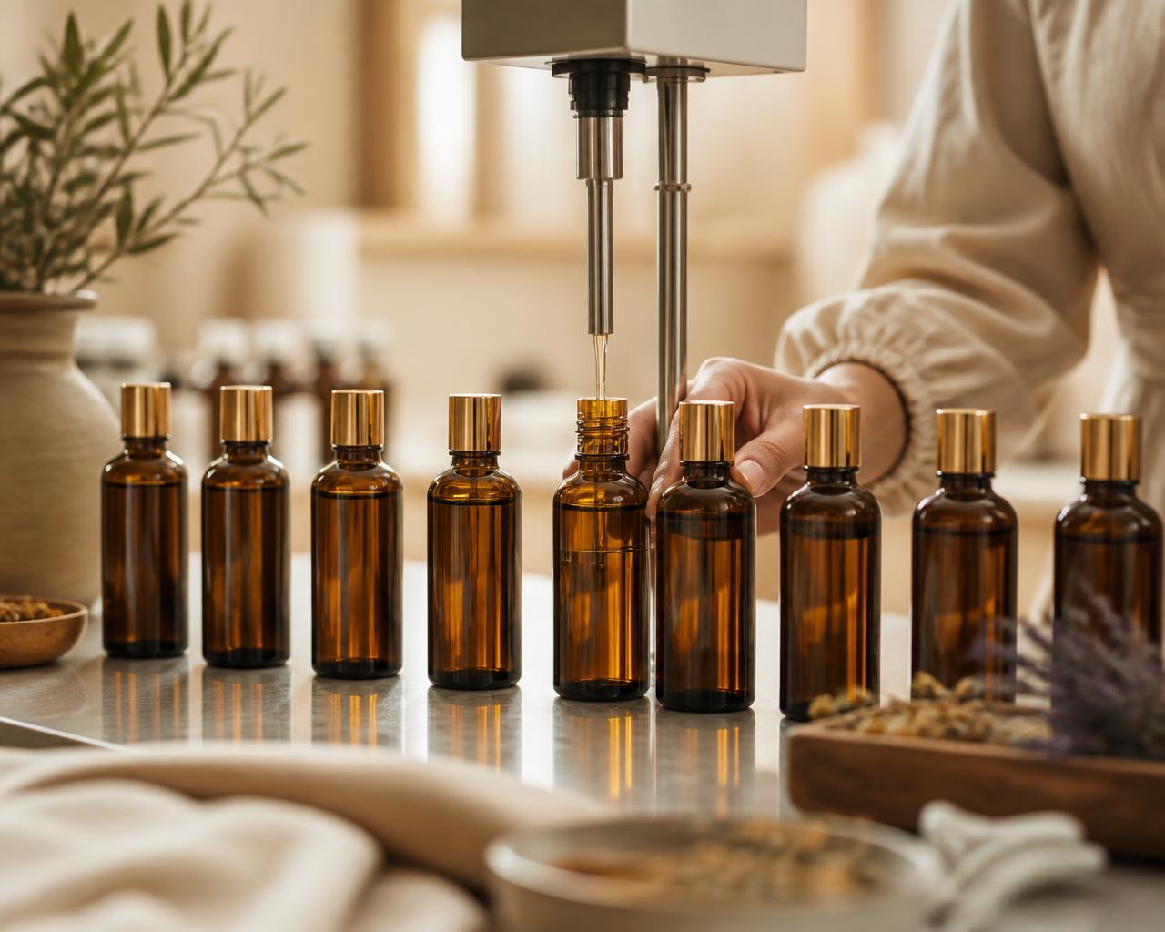 Packing Venpura groundnut oil for distribution